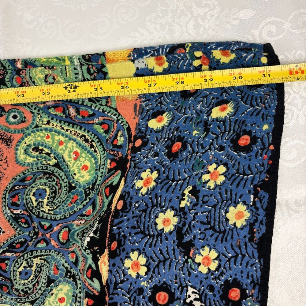 Y2K Forever 21 Maxi Skirt Vintage Boho Geometric Work Casual Date Night Medium - Picture 6 of 8